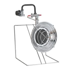 VEVOR Propane Tank Top Heater, for 1lb Small Tanks and 5-40lb Large Tanks, 18000 BTU Rapid Heating 180-Degree Infrared Radiant Tank Top Gas Heate