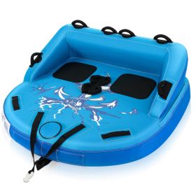 2 Person Water Sport Inflatable Towable Tubes for Boating (Select: 2 Person)