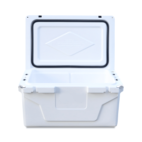 White outdoor Camping Picnic Fishing portable cooler 65QT Portable Insulated Cooler Box (Color: as Pic)